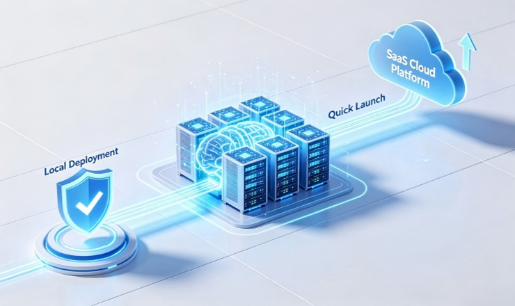 Prend en charge le déploiement local et la plateforme cloud SaaS